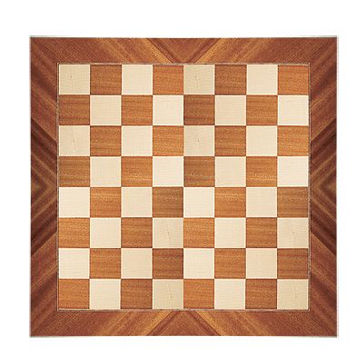 Chessboard Diagonal Walnut-Maple.45x45 cm
