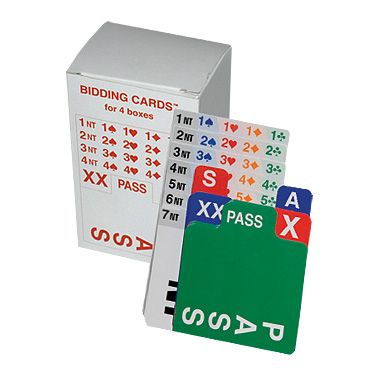 Neo Cardboard Bidding Cards