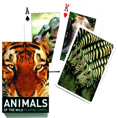Animals Playing Cards Single Deck
