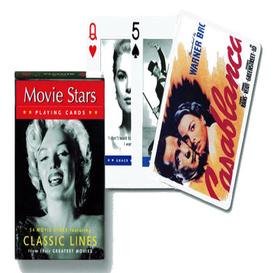 Movie Stars (not in USA) Playing Cards SD