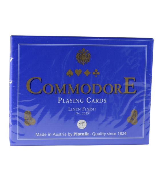 Commodore Playing Cards Set Blue