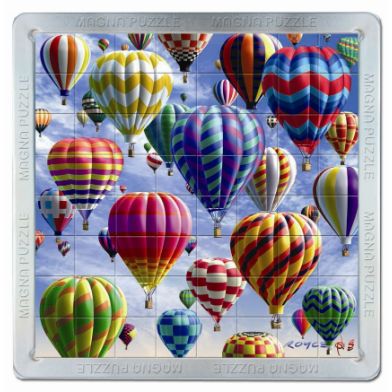 3D Magna Puzzle - Hot Air Balloons 64 tiles